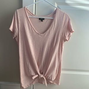 Express tie knot shirt